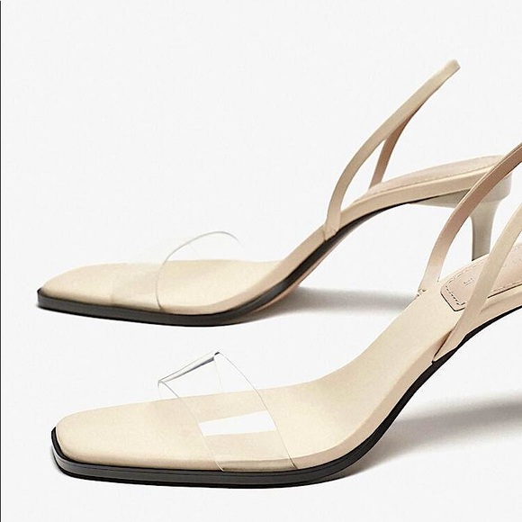ZARA Vynl Sandals - Picture 2 of 4